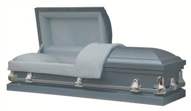 Blue 20 kalib Steel Casket