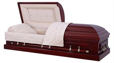 Egzekitif Cherry Wood Casket