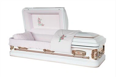 Prim Rose Round Corner Steel Casket
