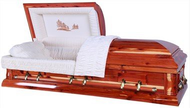 Solid bwa sèd Casket