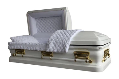 18 kalib Metal Casket